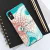 Octopus Orange Teal Map Ink Case Mate Tough Phone