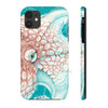 Octopus Orange Teal Map Ink Case Mate Tough Phone Iphone 11