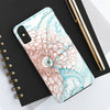 Octopus White Teal Map Ink Case Mate Tough Phone