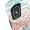 Octopus White Teal Map Ink Case Mate Tough Phone