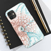 Octopus White Teal Map Ink Case Mate Tough Phone