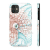 Octopus White Teal Map Ink Case Mate Tough Phone Iphone 11