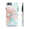 Octopus White Teal Map Ink Case Mate Tough Phone Iphone 6/6S