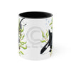 Orca Killer Whale In Kelp Ink Art Accent Coffee Mug 11Oz