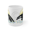 Orca Whale Mom And The Baby Mug 11Oz