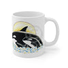 Orca Whale Mom And The Baby Mug 11Oz