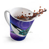 Orca Whale Nebula Galaxy Teal Purple Art Latte Mug Mug