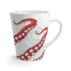 Red Octopus Tentacles Ink Art Latte Mug Mug