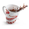 Red Octopus Tentacles Ink Art Latte Mug Mug