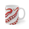 Red Tentacles Octopus Ink Mug 11Oz