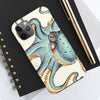 Teal Eggshell Ink Octopus Exotic Case Mate Tough Phone Cases